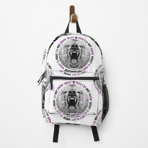Item preview, I Do Not Know What Is Fear Roaring Bear Art designed and sold by RamyGallery.