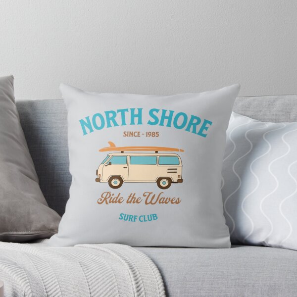 Item preview, North Shore Surf Club Vintage T-Shirt – Ride the Waves Retro Beach Van Tee designed and sold by LuckyCoast.