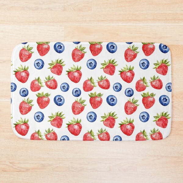 Item preview, Strawberry, Blueberry fields - fruit pattern designed and sold by EliteShadow.
