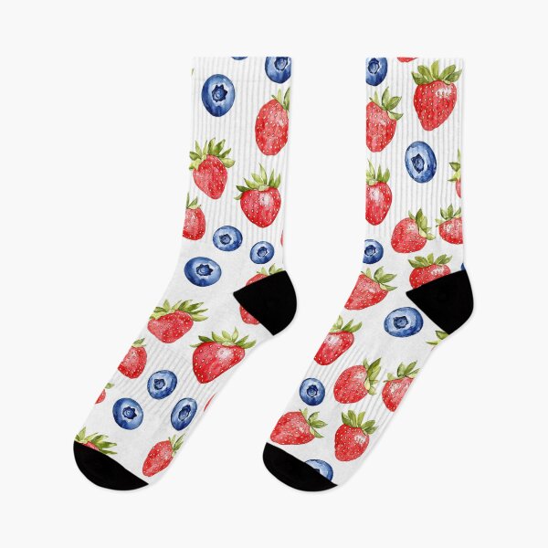 Item preview, Strawberry, Blueberry fields - fruit pattern designed and sold by EliteShadow.
