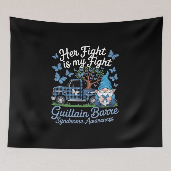 Item preview, Her Fight Is My Fight Guillain Barre Syndrome Awareness designed and sold by BlassmausArt.
