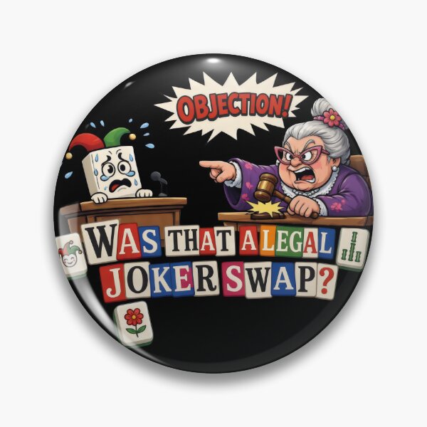 Aperçu de l'œuvre Était-ce un échange de joker légal ? T-shirt humoristique de mahjong – Cadeau humoristique pour les soirées jeux des joueurs de mahjong américains créée et vendue par WearVerse440.