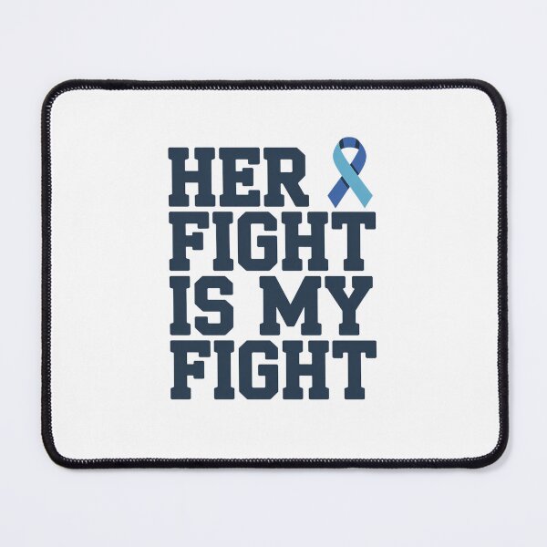 Item preview, Her Fight Is My Fight Hydrocephalus Awareness Blue Ribbon designed and sold by BlassmausArt.