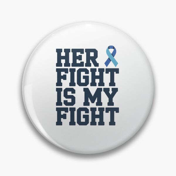 Item preview, Her Fight Is My Fight Hydrocephalus Awareness Blue Ribbon designed and sold by BlassmausArt.