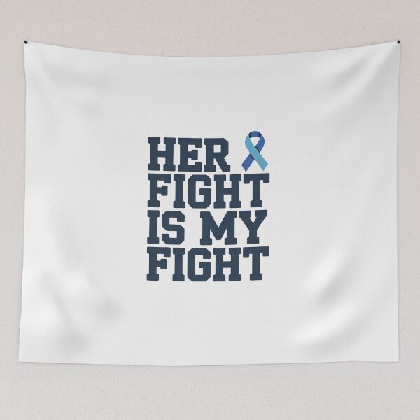 Item preview, Her Fight Is My Fight Hydrocephalus Awareness Blue Ribbon designed and sold by BlassmausArt.