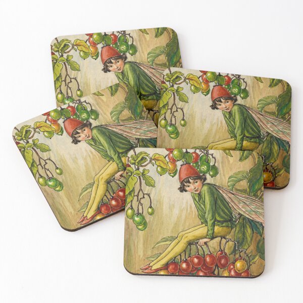 Item preview, Art Nouveau Fairy Vintage Berry Illustration for Fantasy Art Lovers designed and sold by RickE.
