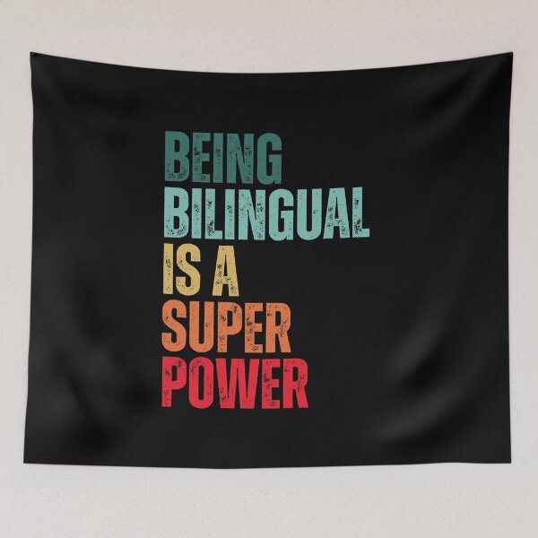Item preview, Being Bilingual Is A Superpower Back To School designed and sold by Dondonmart.
