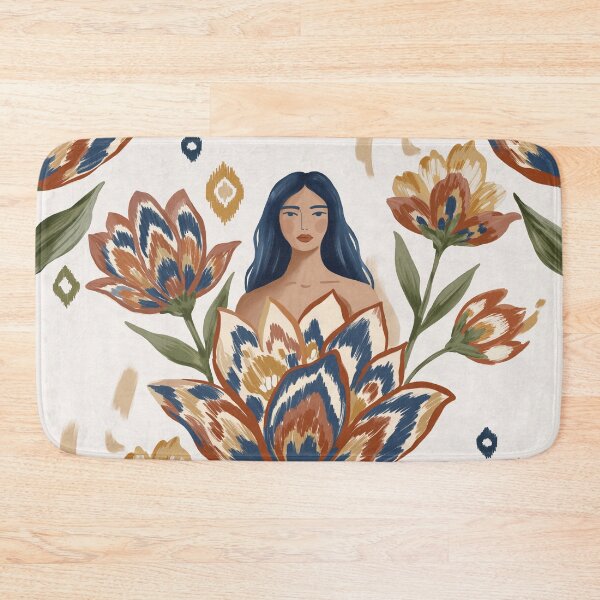 Item preview, Hand Painted Floral Woman designed and sold by mmartabc.