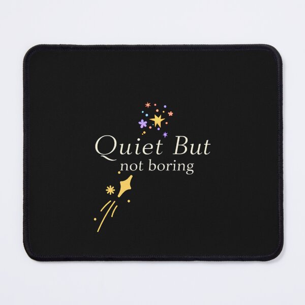 Item preview, Quiet But Not Boring Introvert Aesthetic Art designed and sold by artlife4.