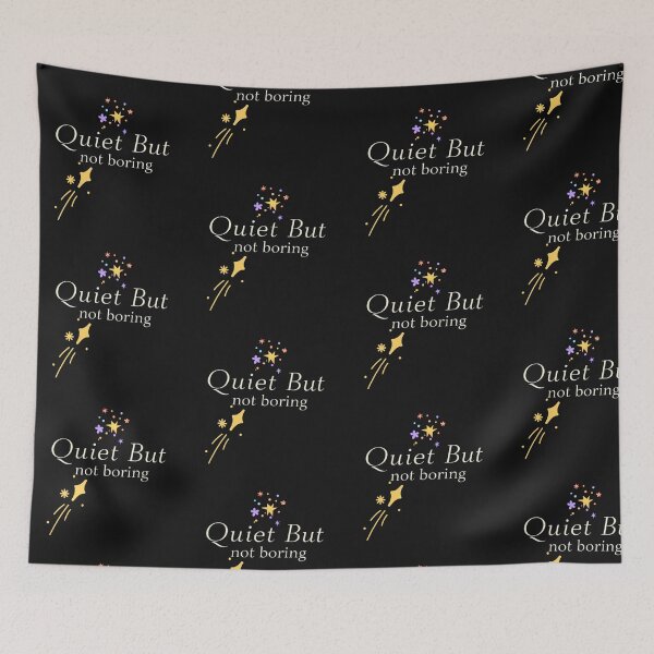 Item preview, Quiet But Not Boring Introvert Aesthetic Art designed and sold by artlife4.
