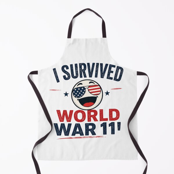 Item preview, I Survived World War 11 Shirt Funny Patriotic Meme Tee USA Humor Graphic T-Shirt Viral Joke Shirt Gift for Men Women designed and sold by HotTakeThreads.