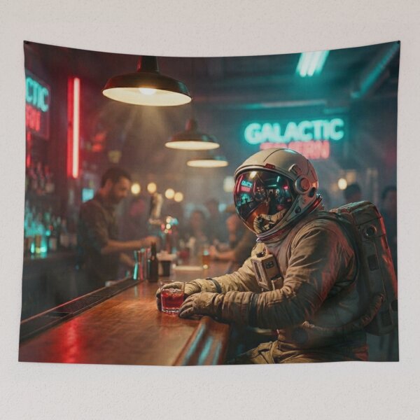 Item preview, Cyberpunk Galactic Bar: The Refuge of the Star Traveler designed and sold by Archive Studio.