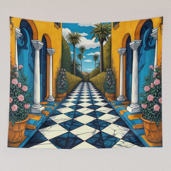 Item preview, Marrakesh, Morocco Garden Homes And Walkway Digital Art designed and sold by DEC02.