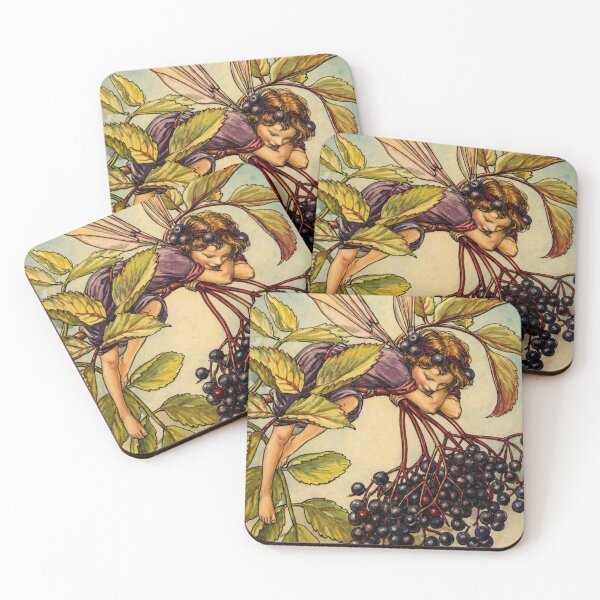 Item preview, Art Nouveau Fairy Vintage Berry Illustration for Fantasy Art Lovers designed and sold by RickE.