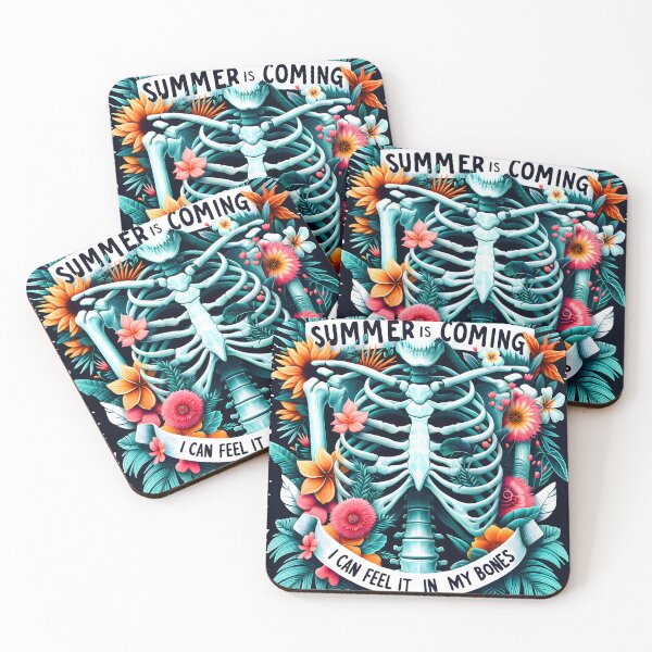 Item preview, Summer is coming - I can feel it in my bones - funny skeleton designed and sold by EliteShadow.