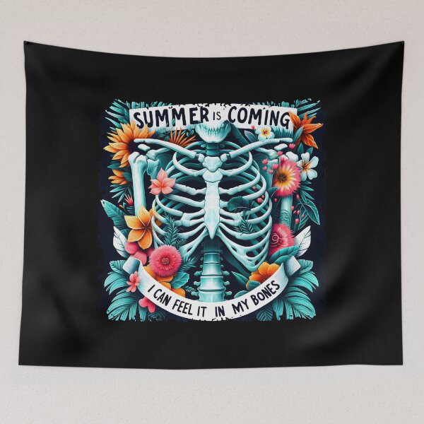 Item preview, Summer is coming - I can feel it in my bones - funny skeleton designed and sold by EliteShadow.