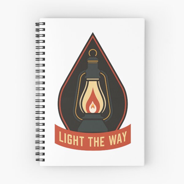 Item preview, Lantern Light The Way Fall Camping Badge Emblem designed and sold by FWLKIT.