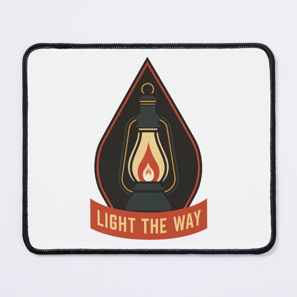 Item preview, Lantern Light The Way Fall Camping Badge Emblem designed and sold by FWLKIT.