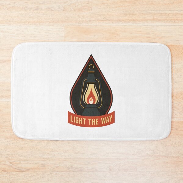 Item preview, Lantern Light The Way Fall Camping Badge Emblem designed and sold by FWLKIT.