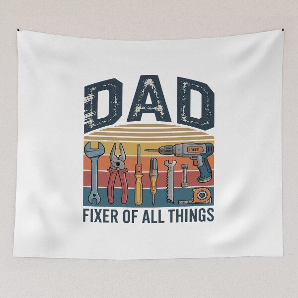 Item preview, Dad The Fixer of Everything Funny Father's Day designed and sold by fferomananul.