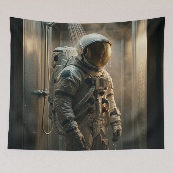 Item preview, Monday Morning on the Space Station: Space Cleanup Mission designed and sold by Archive Studio.