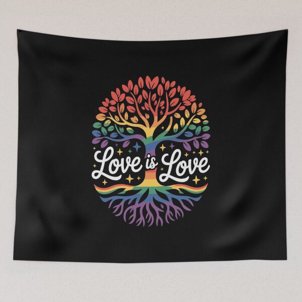 Item preview, Flag Gay Pride Ally LOVE IS LOVE designed and sold by fferomananul.