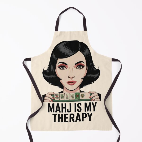 Item preview, Mahjong Is My Therapy Stylish Woman Mahjong Shirt – Elegant American Mahjongg Player Gift, Chic Game Night Design designed and sold by WearVerse440.