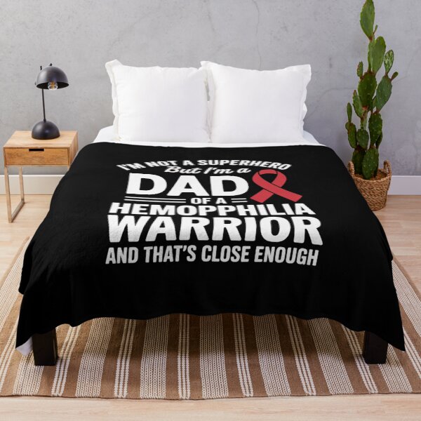 Item preview, Hemophilia Awareness Survivor Dad Hero Warrior designed and sold by fferomananul.