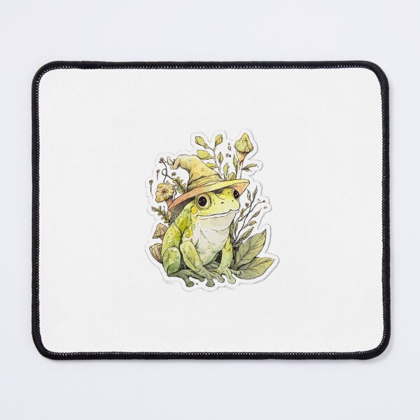 Item preview, frog with a witch's hat designed and sold by mimesshop.