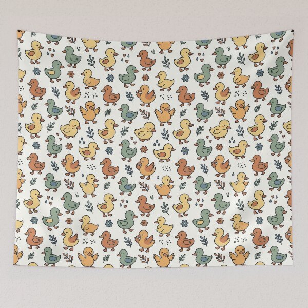 Item preview, Cute Duckling Seamless Pattern designed and sold by MadPig-Studio.