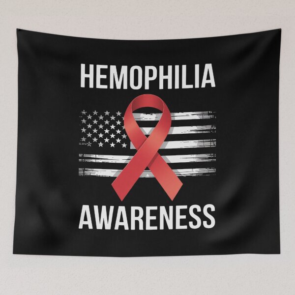 Item preview, Hemophilia Awareness Survivor USA Flags Warrior designed and sold by fferomananul.