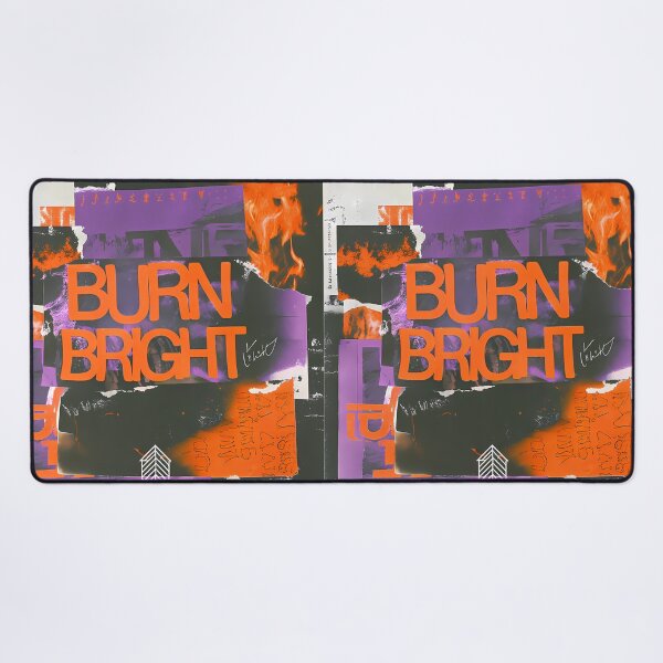 Item preview, Burn Bright Vintage Grunge Collage Typography Collection Design designed and sold by ART ATTACK ZONE.