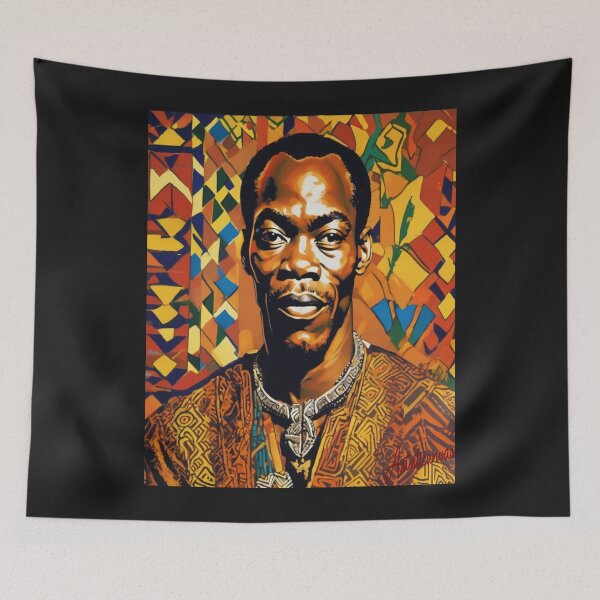 Item preview, Fela Kuti Geometric Afrobeat Icon designed and sold by Artisticanvas.