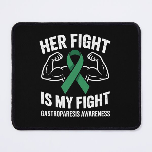 Item preview, Her Fight Is My Fight Gastroparesis Awareness Green Ribbon designed and sold by fferomananul.