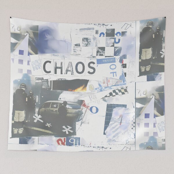 Item preview, Chaos Vintage Grunge Collage Typography Collection Design designed and sold by ART ATTACK ZONE.