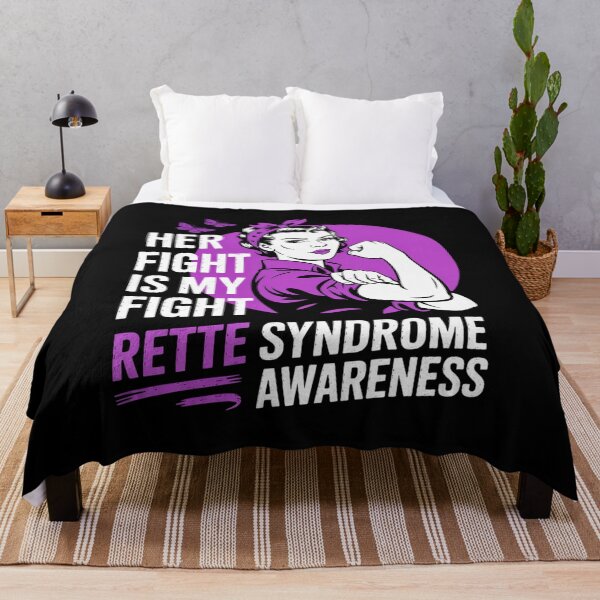 Item preview, Her Fight Is My Fight Rett Syndrome Awareness Strong designed and sold by fferomananul.