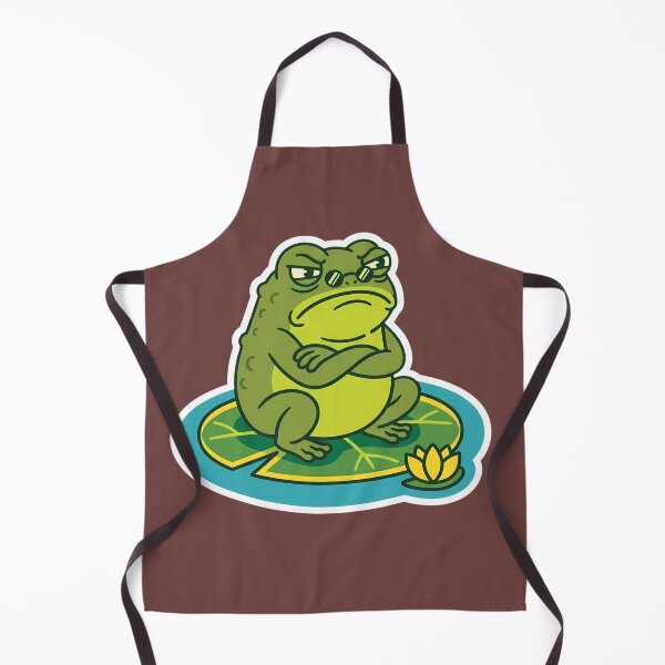 Item preview, Sarcastic Frog Attitude Design – Frog wearing sunglasses - Funny Grumpy Frog Meme Quote Art designed and sold by VectorJoy.