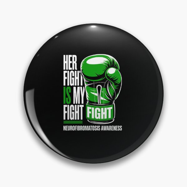 Item preview, Her Fight is My Fight Neurofibromatosis Awareness Fighter designed and sold by fferomananul.