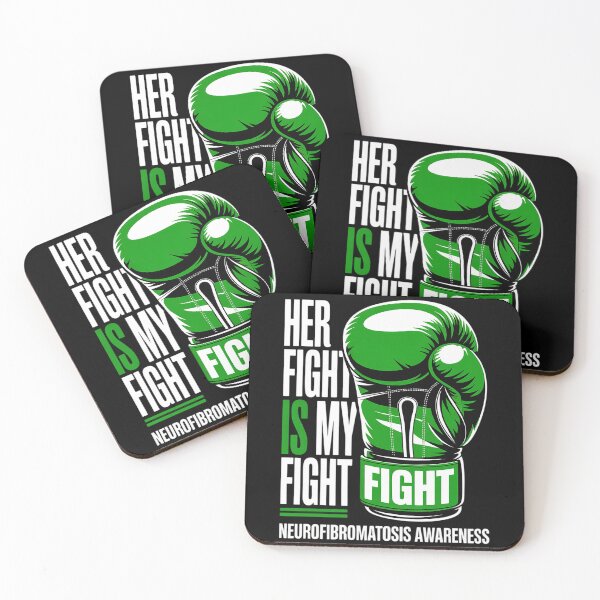 Item preview, Her Fight is My Fight Neurofibromatosis Awareness Fighter designed and sold by fferomananul.