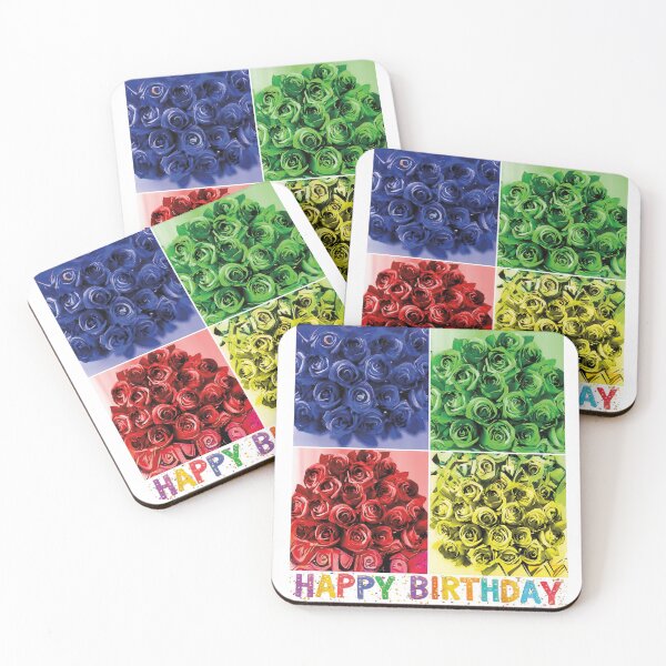 Item preview, Happy Birthday - A World of Color - GIGA GORGEOUS BLOOMS designed and sold by Giga Gorgeous Blooms.