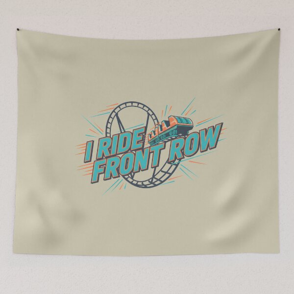 Item preview, I Ride Front Row – Roller Coaster Thrill Ride Design designed and sold by Coaster Culture Industries.