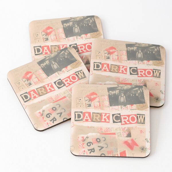Item preview, Dark Crow Vintage Grunge Collage Typography Collection Design designed and sold by ART ATTACK ZONE.
