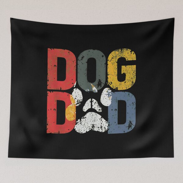 Item preview, Distressed DOG DAD Colorado Paw Print Tee designed and sold by OlyvieArt.