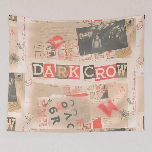 Item preview, Dark Crow Vintage Grunge Collage Typography Collection Design designed and sold by ART ATTACK ZONE.
