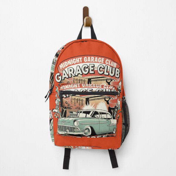 Item preview, Midnight Garage Club Est 1955 T-Shirt | Retro 50s Classic Car Design | Vintage Mechanic Hot Rod Rockabilly Style designed and sold by ObsidianUruk.