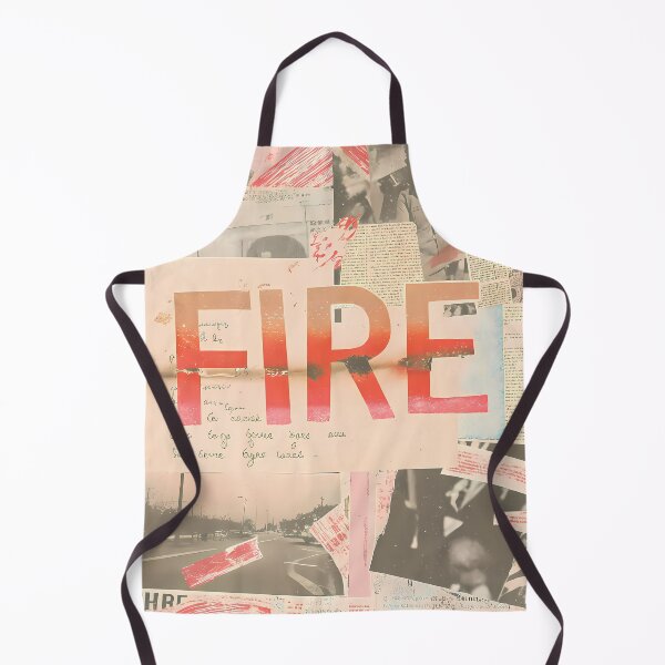 Item preview, Fire Vintage Grunge Collage Typography Collection Design designed and sold by ART ATTACK ZONE.