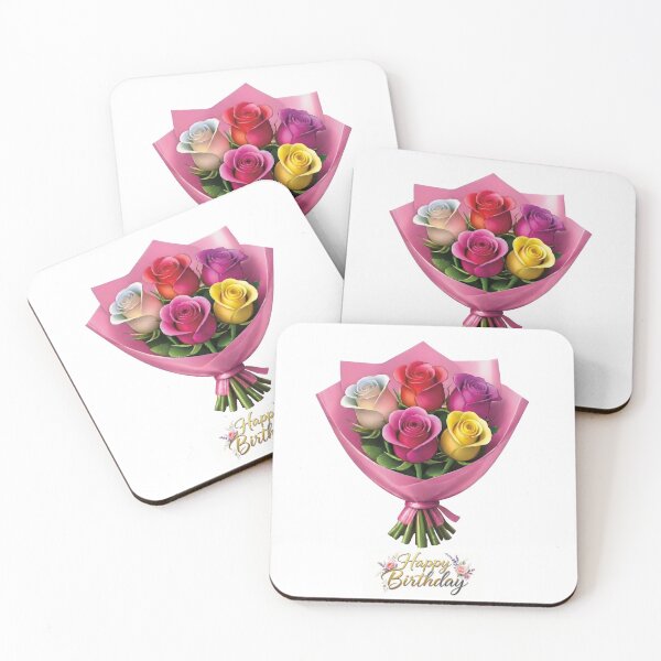 Item preview, Happy Birthday Flowers - GIGA GORGEOUS BLOOMS designed and sold by Giga Gorgeous Blooms.