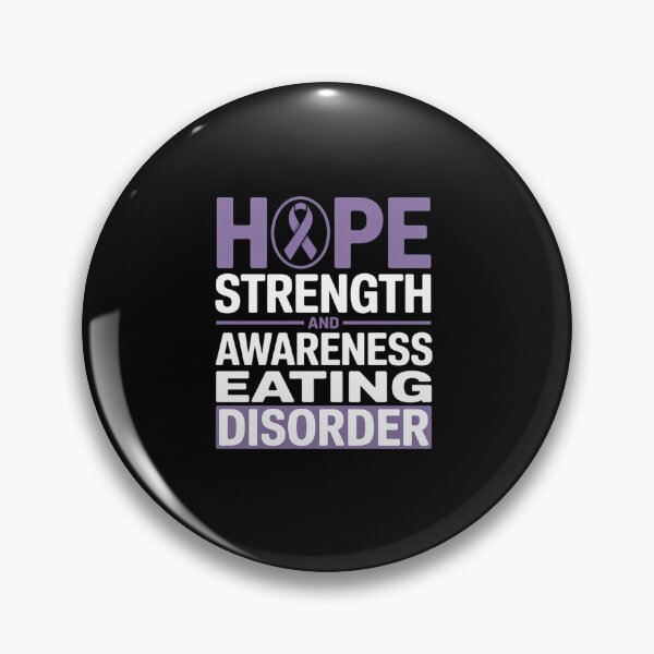 Item preview, Hope Strength And Awareness Eating Disorder Awareness designed and sold by fferomananul.