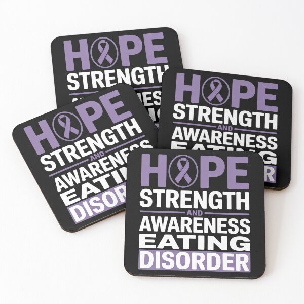 Item preview, Hope Strength And Awareness Eating Disorder Awareness designed and sold by fferomananul.
