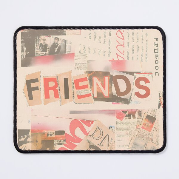 Item preview, Friends Vintage Grunge Collage Typography Collection Design designed and sold by ART ATTACK ZONE.